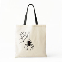 Scary Spider totebag
