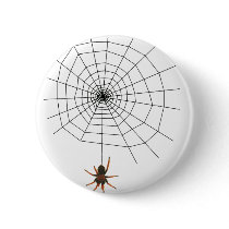 Scary spider web buttons