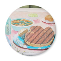 Scary Steak magnets by kmk101773 Scary Steak magnets