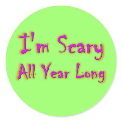 Scary Stickers by hdowney