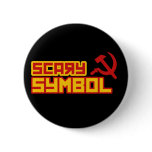 Scary Symbol Hammer and Sickle buttons