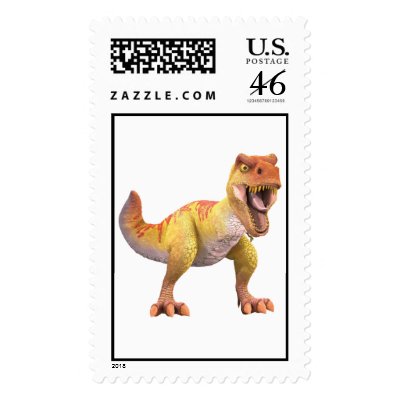 Scary T-Rex Disney stamps
