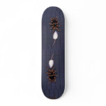 Scary Tarantula spider and white mouse Skateboard