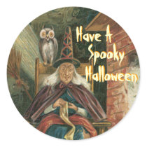 Scary Witch Halloween Stickers