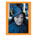 Scary Witch Mask Post Cards