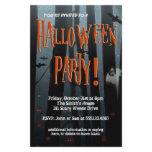Scary Woods Halloween Party Flyer