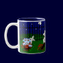 Scary Zombie Pixel Art Graveyard Awakening Mug