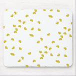 SCATTER04 ORANGE HEARTS RANDOM SCATTERED GIRLY LOV mousepads