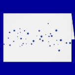 SCATTERED ROYAL BLUE STARS ACCENTS TEMPLATE BACKGR cards