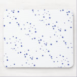 SCATTERED ROYAL BLUE STARS ACCENTS TEMPLATE BACKGR mousepads