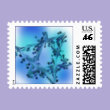 Scattered Star Stamp