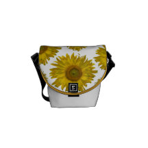 Scattered Sunflowers Rickshaw Mini Messenger Bag