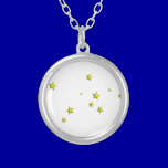 SCATTERED YELLOW STARS ACCENTS TEMPLATE BACKGROUND necklaces