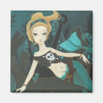 Scavenger- Mermaid Pirate Maganet magnets