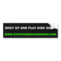 SCCG Bumper Sticker bumper stickers