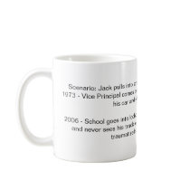 Scenario: Jack pulls into school parking lot wi... mugs by baxiemur Scenario: Jack pulls into school parking lot wi... mugs