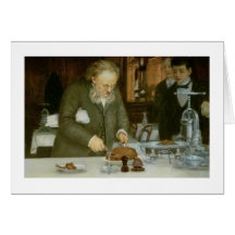 Scene at La Tour d'Argent Restaurant Card