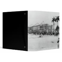 Scene at the Port of Spain, Trinidad, 1891 3 Ring Binders
