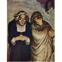Scene From A Comedy By Molière By Daumier Honoré ( Acrylic Cut Outs