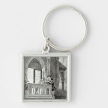 Scene from Act II of Romeo and Juliet Keychains