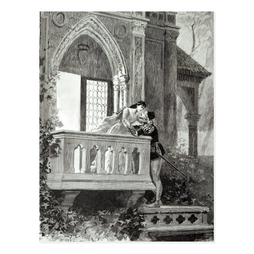 Scene From Act II Of Romeo And Juliet Postcard | Zazzle