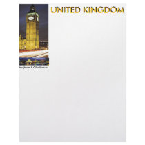 SCENE FROM LONDON ENGLAND (UK) LETTERHEAD DESIGN