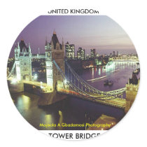 SCENE FROM LONDON ENGLAND (UK) ROUND STICKERS