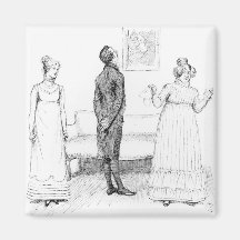 Scene from 'Pride and Prejudice' Magnets