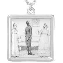 Scene from 'Pride and Prejudice' Pendant