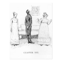 Scene from 'Pride and Prejudice' Postcards