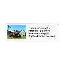 Scene From the Country Custom Return Address Labels