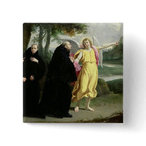 Scene from the Life of St. Benedict Pinback Button