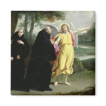 Scene from the Life of St. Benedict Refrigerator Magnets