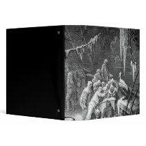 Scene from 'The Rime of the Ancient Mariner' 3 Vinyl Binders