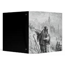 Scene from 'The Rime of the Ancient Mariner' 3 Ring Binder