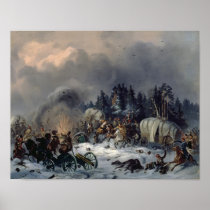 Scene from the Russian-French War in 1812 Posters