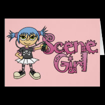 Scene Girl Logo Cards cards