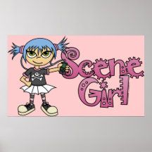 Scene Girl Logo Poster
