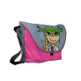 Scene Girl Peace Messenger Bag