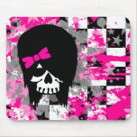 Scene Girl Skull Mousepad mousepads