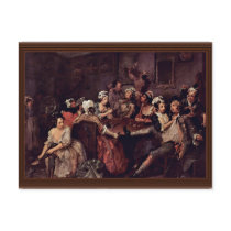 Scene In A Tavern " By Hogarth William Postcard