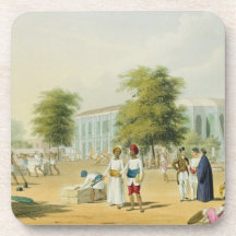 Scene in Bombay, from Volume I of 'Scenery, Costum Drink Coasters