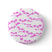 Scene Kid Skulls buttons
