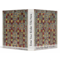 Scene Lindisfarne Gospels: Carpet Page By Meister Vinyl Binders