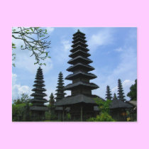Szene aus Bali postkarten
