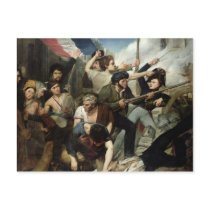 Scene of the 1830 Revolution Postcards