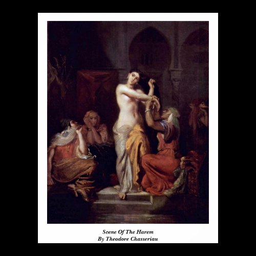 Scene Of The Harem By Theodore Chasseriau Print