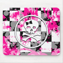 Scene Princess Skull & Bones mousepads