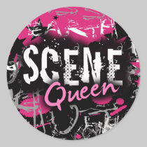 Scene Queen Stickers