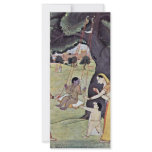 Scene Râgmâlâ Series: Krishna In The Swing By Indi Personalized Rack Card